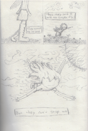 wings sketch